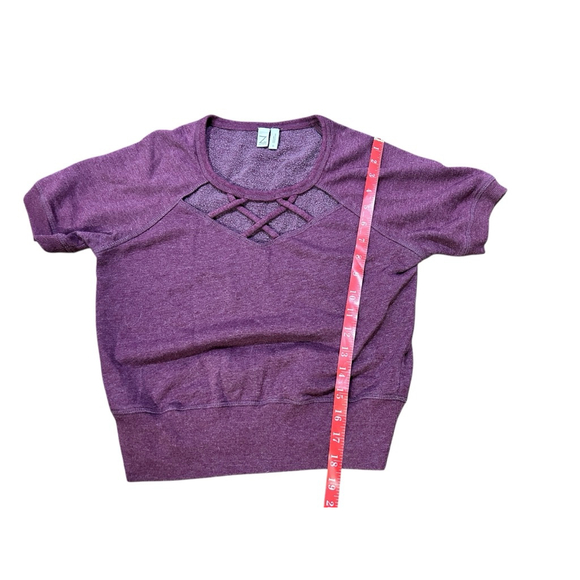 Z by Zella Purple Short Sleeve Sweatshirt S - Picture 4 of 7